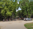 Лесная поляна, детская площадка, скверик парк, Щекино Тульская область