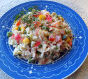 Салат из крабовых палочек с "Гавайской смесью овощей"