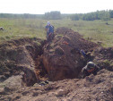 Тульские поисковики обнаружили останки 14 бойцов и командиров РККА