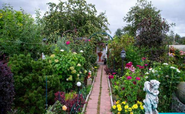 Потрясающий сад в Венёве на 18 сотках: любуйтесь!