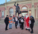 На станции Узловая-1 профилактический рейд «Полицейский Дед Мороз»