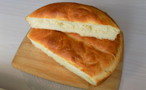 Хлеб домашнего приготовления из дрожжевого теста на молоке