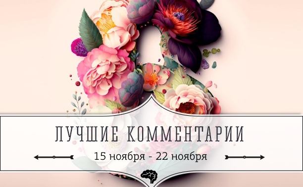 6 лучших комментариев: 15 - 22 ноября