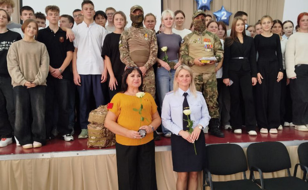 Добровольцы СВО посетили школьников Тулы