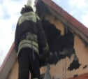 В центре Тулы 15 спасателей тушили огонь в магазине