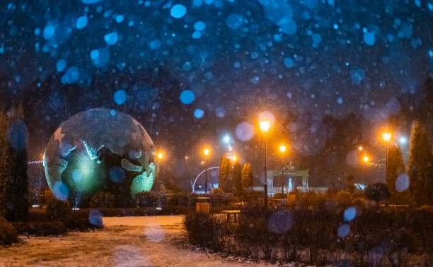 Снегопад в Белоусовском парке: немного уютных зимних фотографий