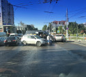 Авария на повороте с Октябрьской на Пузакова