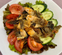 Салат из кожи лосося - samon no kawa