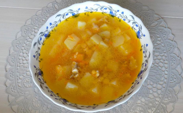 Рецепт горохового супа с куриным мясом