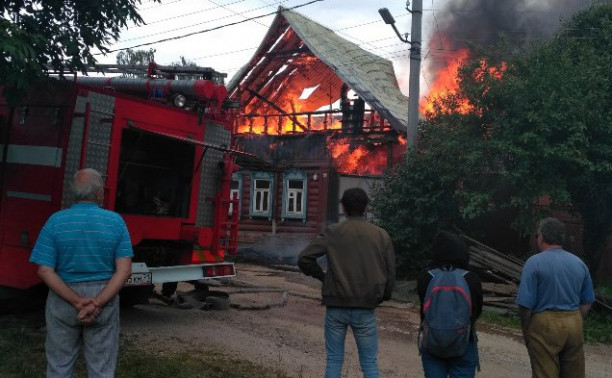 Пожар на патронной улице.