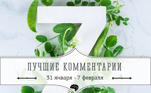 7 лучших комментариев: 31 января - 7 февраля