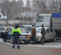 Авария на улице Рязанской. 02.12.2014.