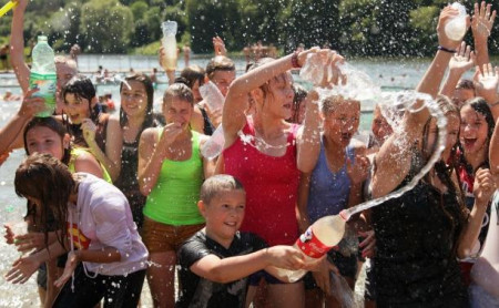 Туляки устроили водный переполох в центре города