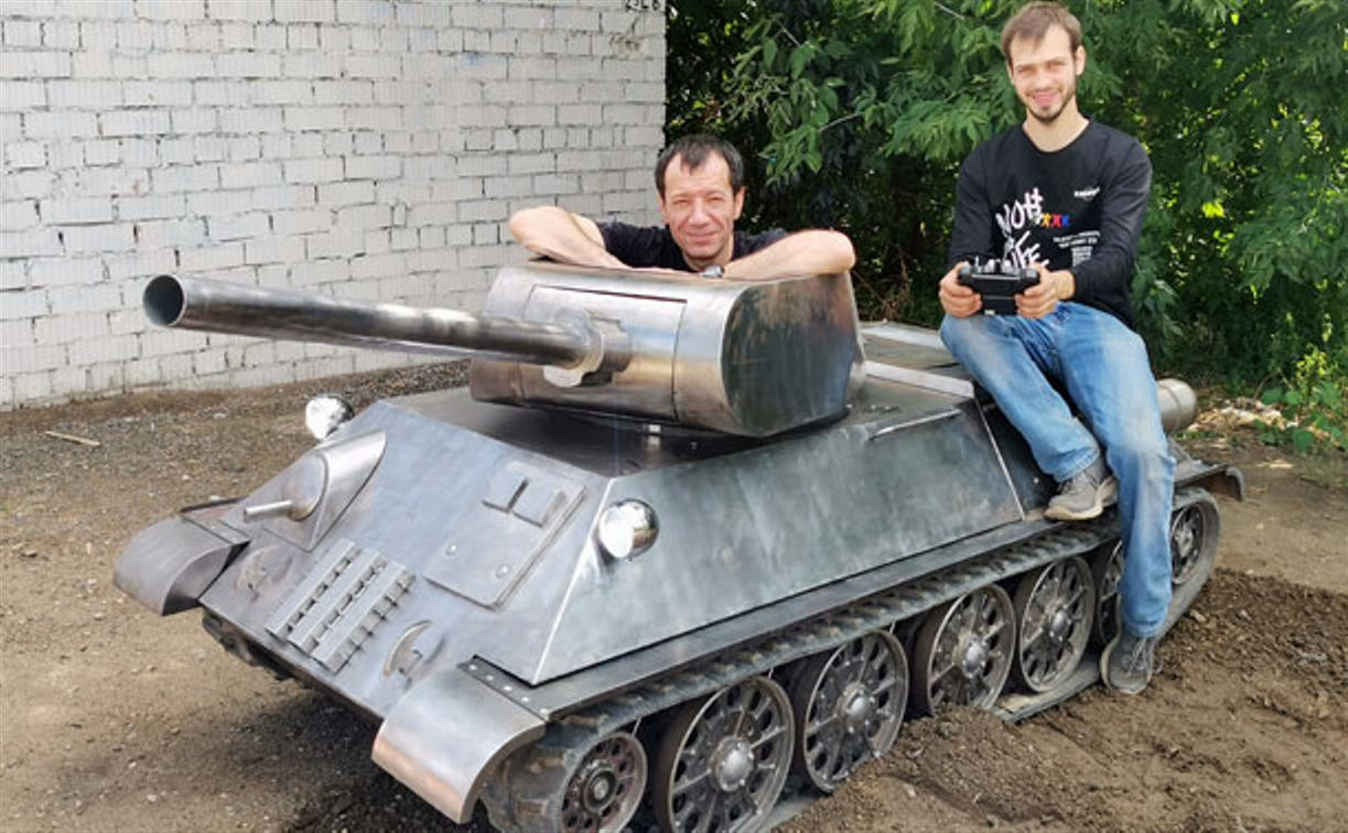 Почти Т-34: тульские умельцы создали электрический танк