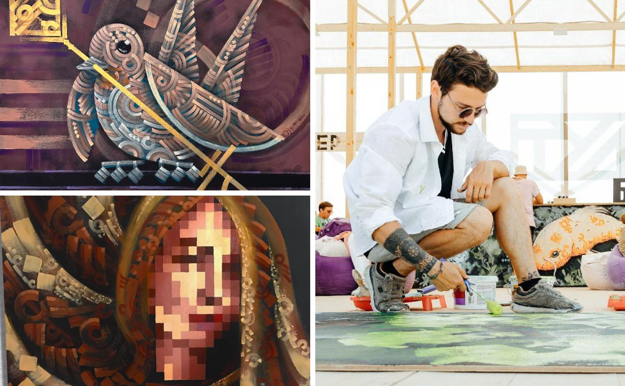 Картины-шифры, стрит-арт и много жаб: интервью с художником Никитой Зудовым