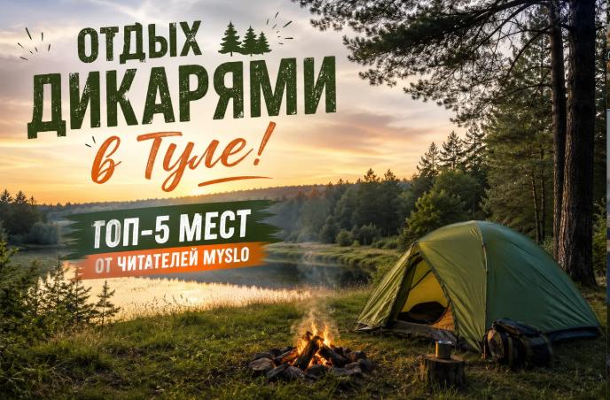 Где в Тульской области отдохнуть с палаткой: топ-5 мест от читателей Myslo