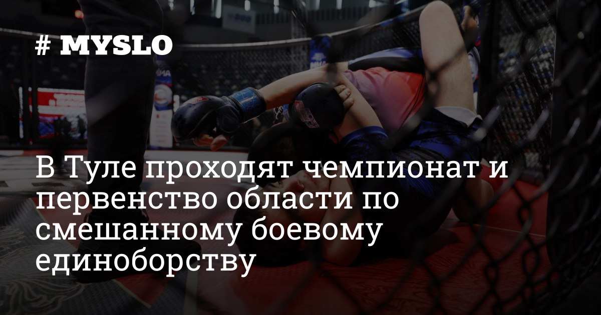 В Туле проходят чемпионат и первенство области по смешанному боевому единоборству