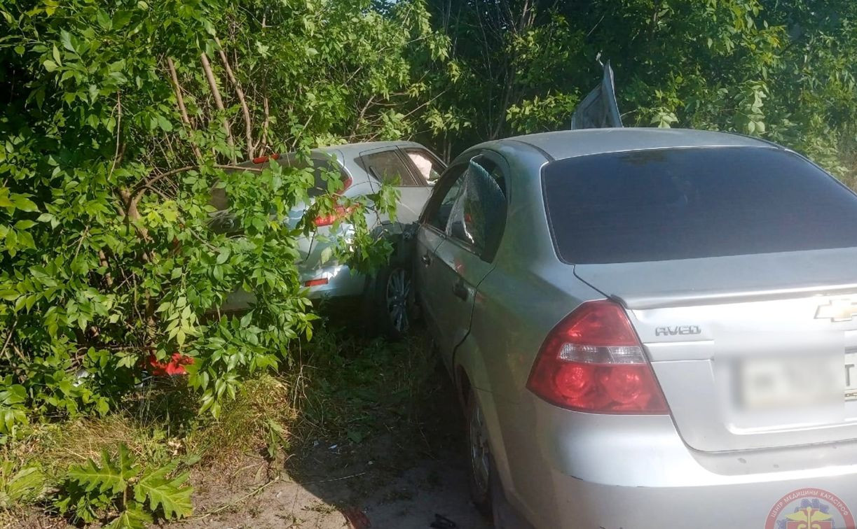 В Тульской области пьяный водитель без прав устроил ДТП: пострадали пять человек