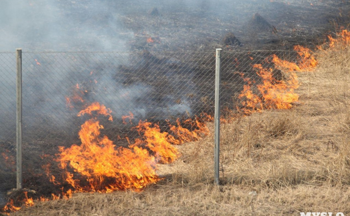 В Ефремовском районе сохранится чрезвычайная степень пожароопасности