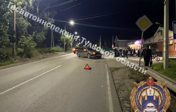 Под Тулой подросток на питбайке врезался в легковушку 