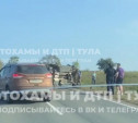 В Киреевском районе водитель Infiniti погиб, вылетев из опрокинувшейся машины