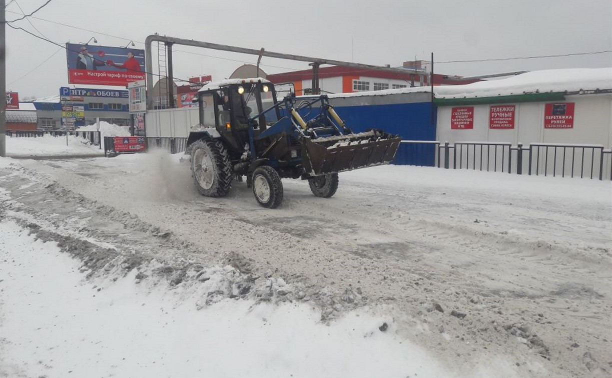 Тулу от снега расчищают 123 единицы техники