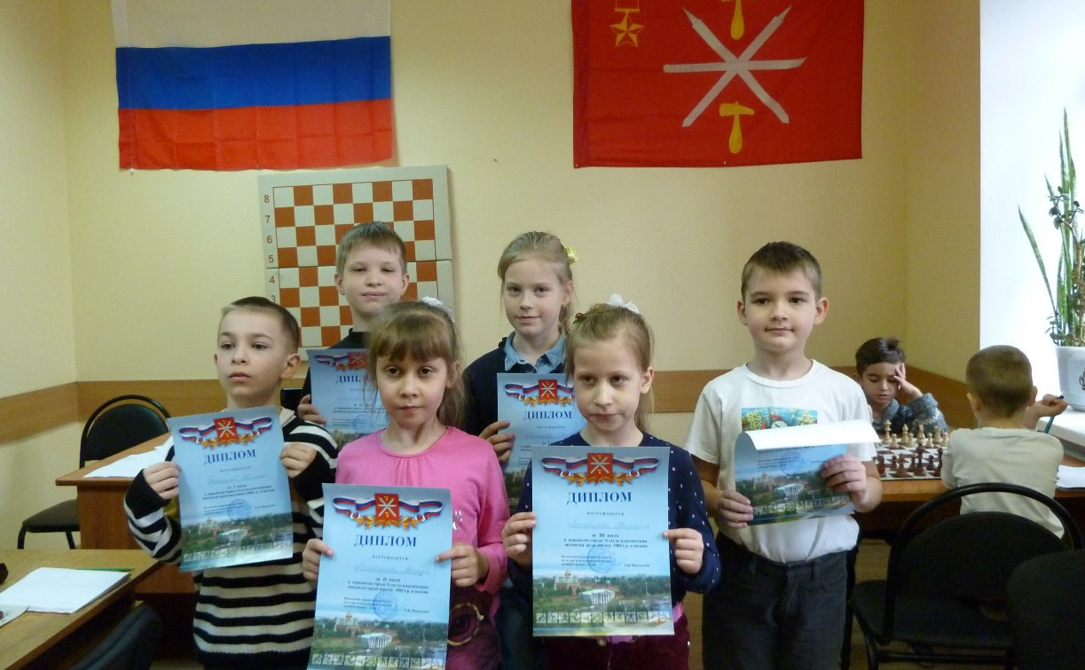 Тульские юные шахматисты взяли 10 призовых мест