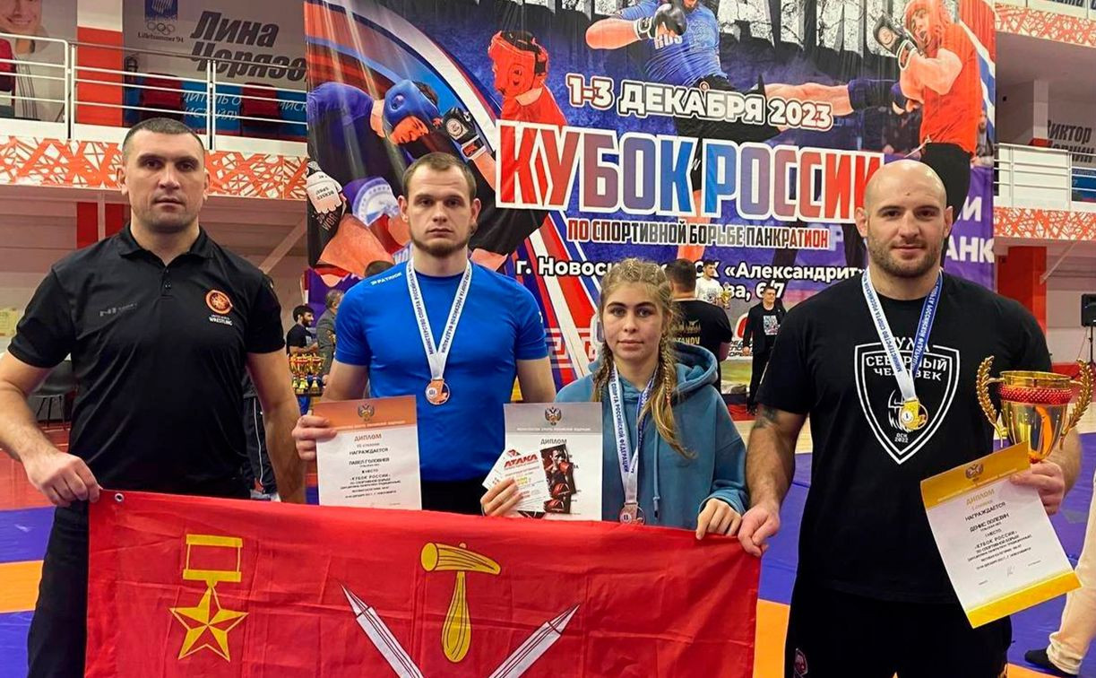 Туляки заняли весь пьедестал Кубка России по панкратиону