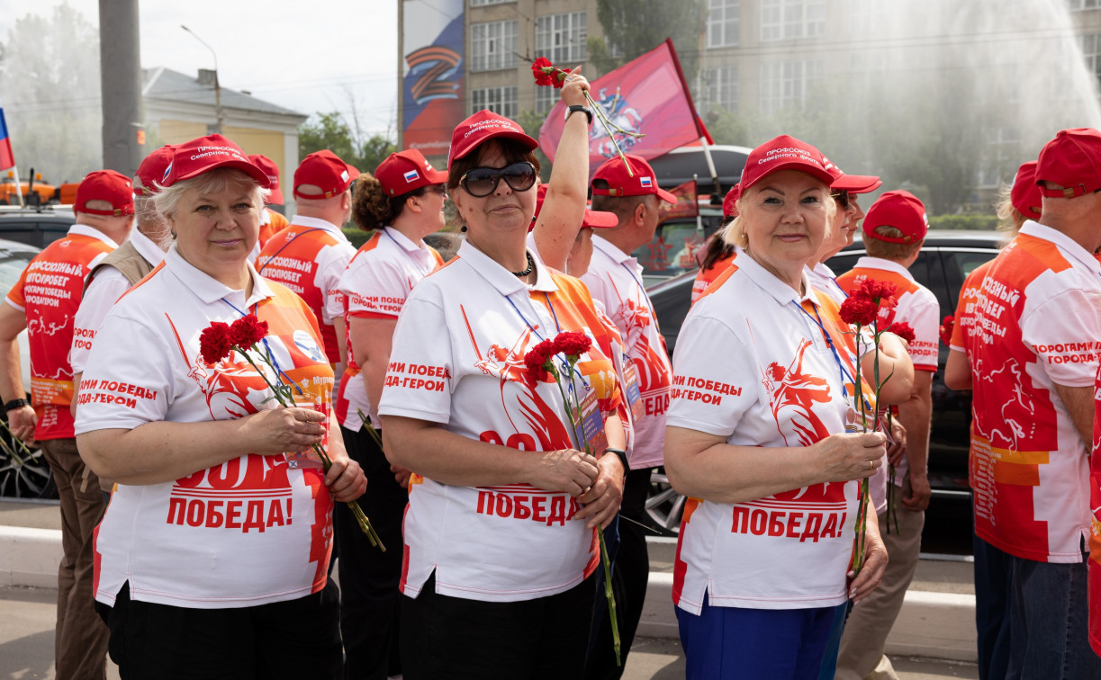 В Тульской области прошел автопробег «Дорогами Победы. Города-герои»