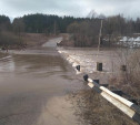 В Тульской области из-за паводка подтопило три моста