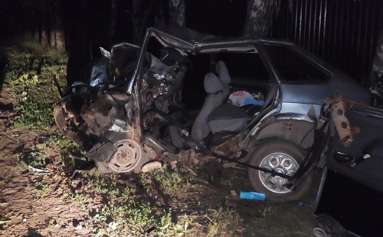 В Тульской области ВАЗ врезался в дерево: водитель погиб 