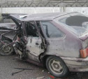 На Московском шоссе в Туле столкнулись три автомобиля