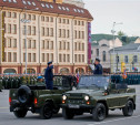 На площади Ленина прошла генеральная репетиция парада Победы