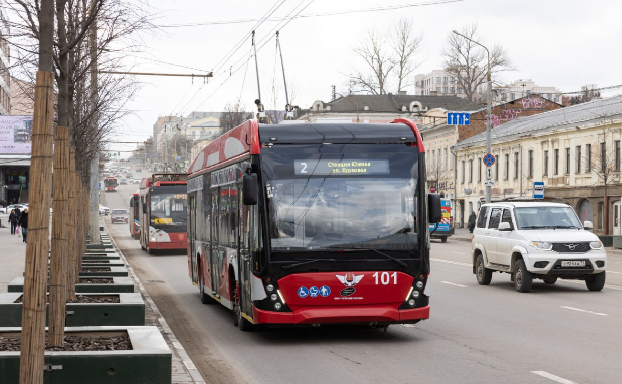 На участке проспекта Ленина временно ограничат движение троллейбусов