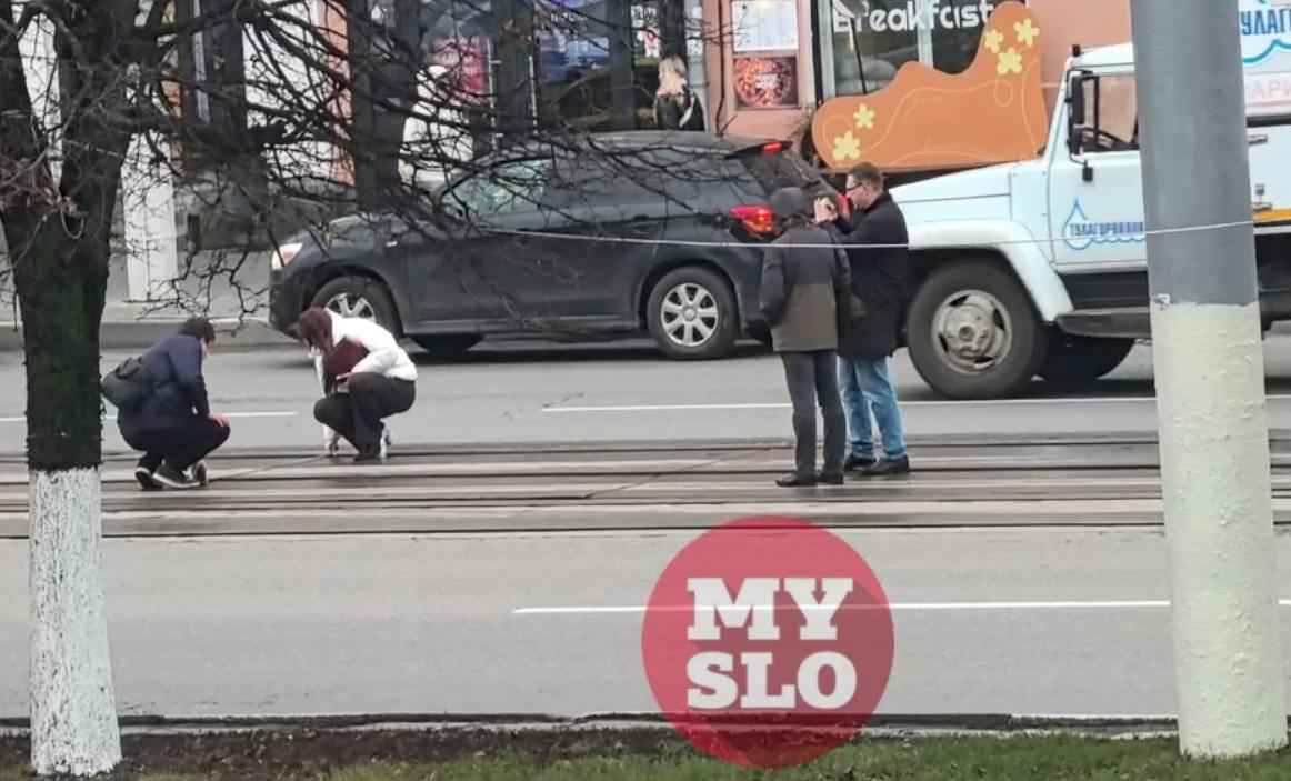 После смертельного ДТП на мосту эксперты осматривают трамвайные пути в Туле: видео