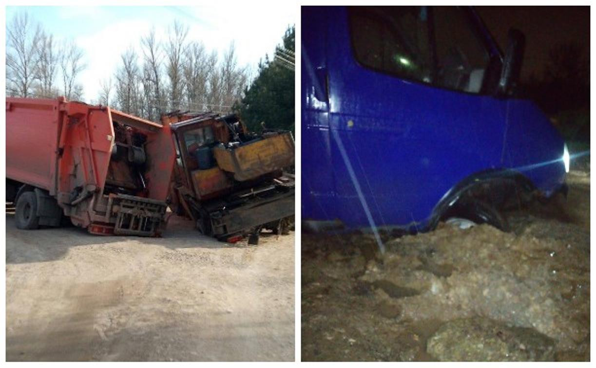 В тульском Заречье обнаружили «зыбучие пески»: там провалился очередной грузовик 