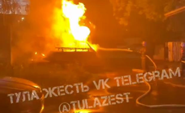 Ночью в Туле сгорела ГАЗель