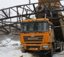 Веневское шоссе перекрыто из-за ремонта поврежденной в ДТП эстакады 