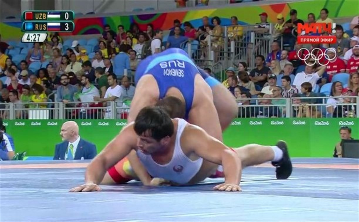 Тульский борец Сергей Семёнов пробился в полуфинал Олимпийских игр