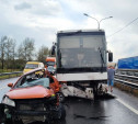 В Узловском районе в ДТП с автобусом погибли два человека