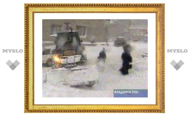 Во Владивостоке снегопад поставил абсолютный рекорд