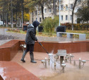 В Туле на зиму закрывают городские фонтаны 