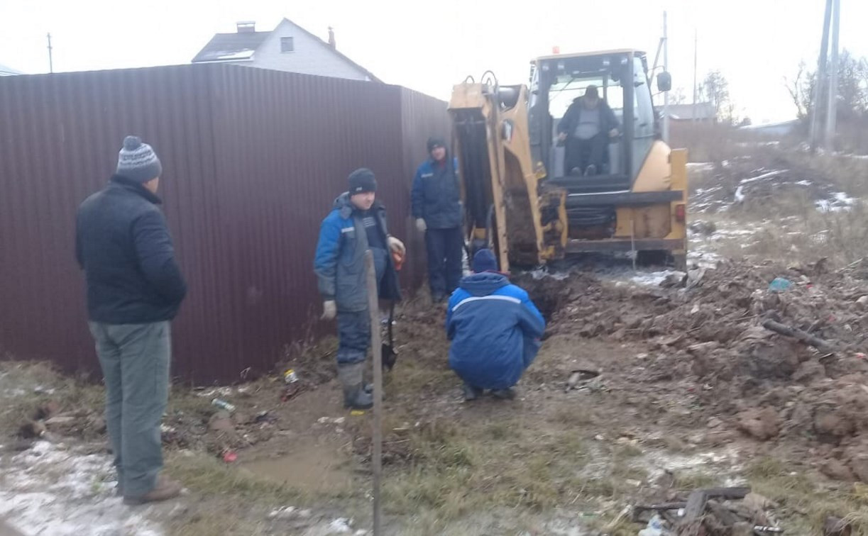 Жители 70 домов в тульском совхозе Новомедвенский остались без воды