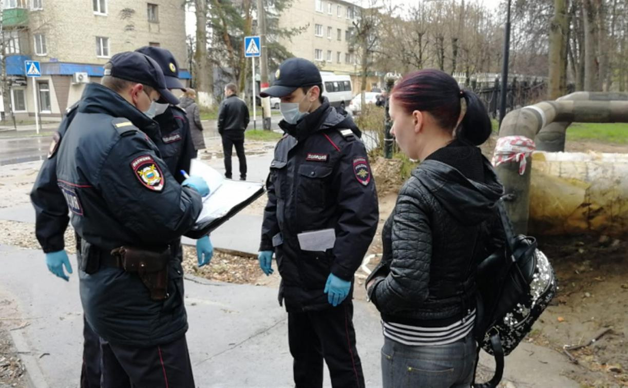 Полицейский рейд по карантинным ограничениям в Алексине: выявлено 8 нарушителей