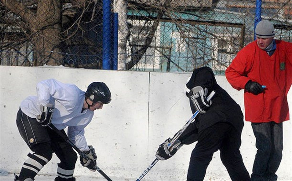 Туляки смогут бесплатно поиграть в хоккей в Кировском сквере