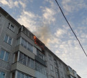 В Туле огнеборцы спасли человека из горящей квартиры