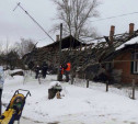 В Узловой в жилом доме рухнула крыша