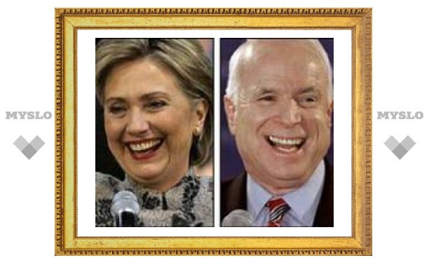Клинтон и Маккейн - основные кандидаты на пост президента США