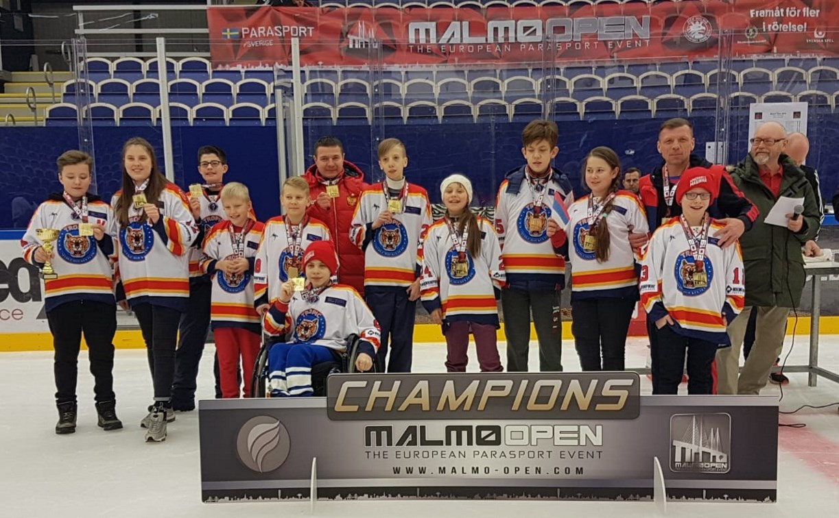Детская следж-хоккейная команда из Тулы взяла золото международного турнира Malmö Open