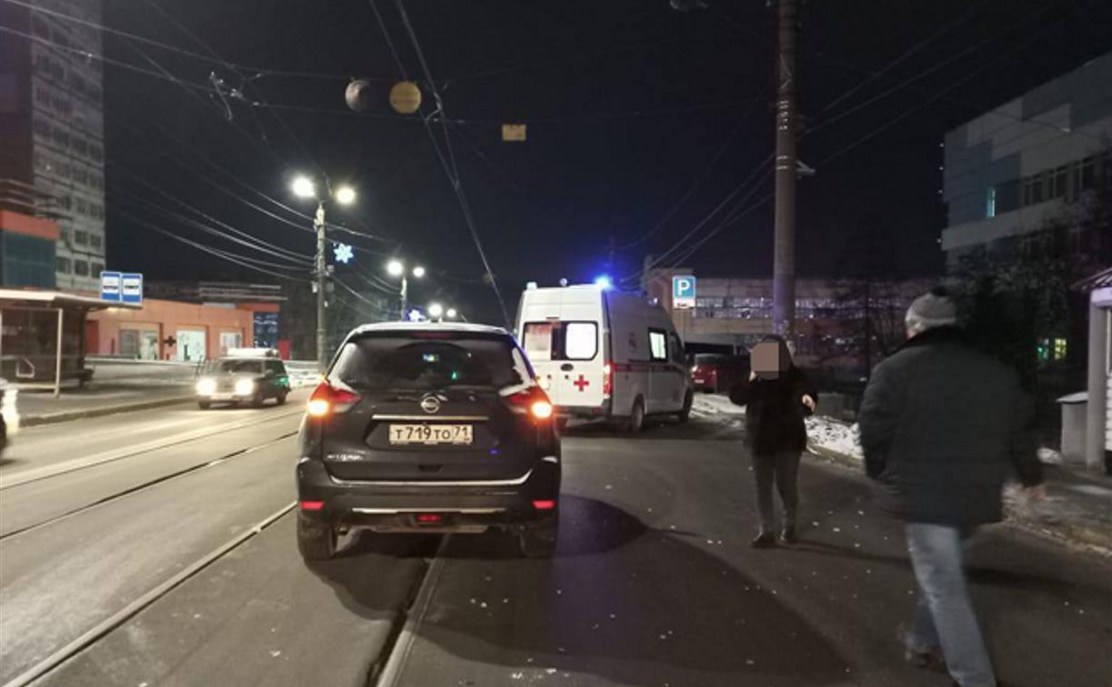 На ул. Максима Горького в Туле сбили нарушившую ПДД женщину